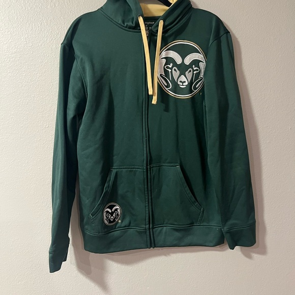Champion Dark Green CSU Hoodie - Picture 1 of 3